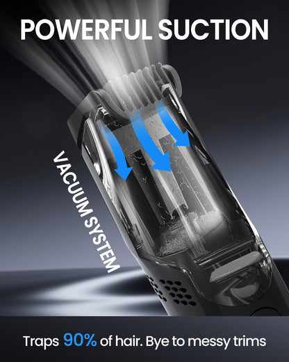 FERRISA Vacuum Beard & Mustache Trimmer