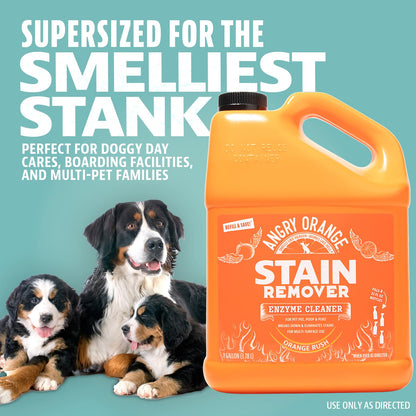 ANGRY ORANGE 1 Gal Enzyme Cleaner & Deodorizer 1 Gal