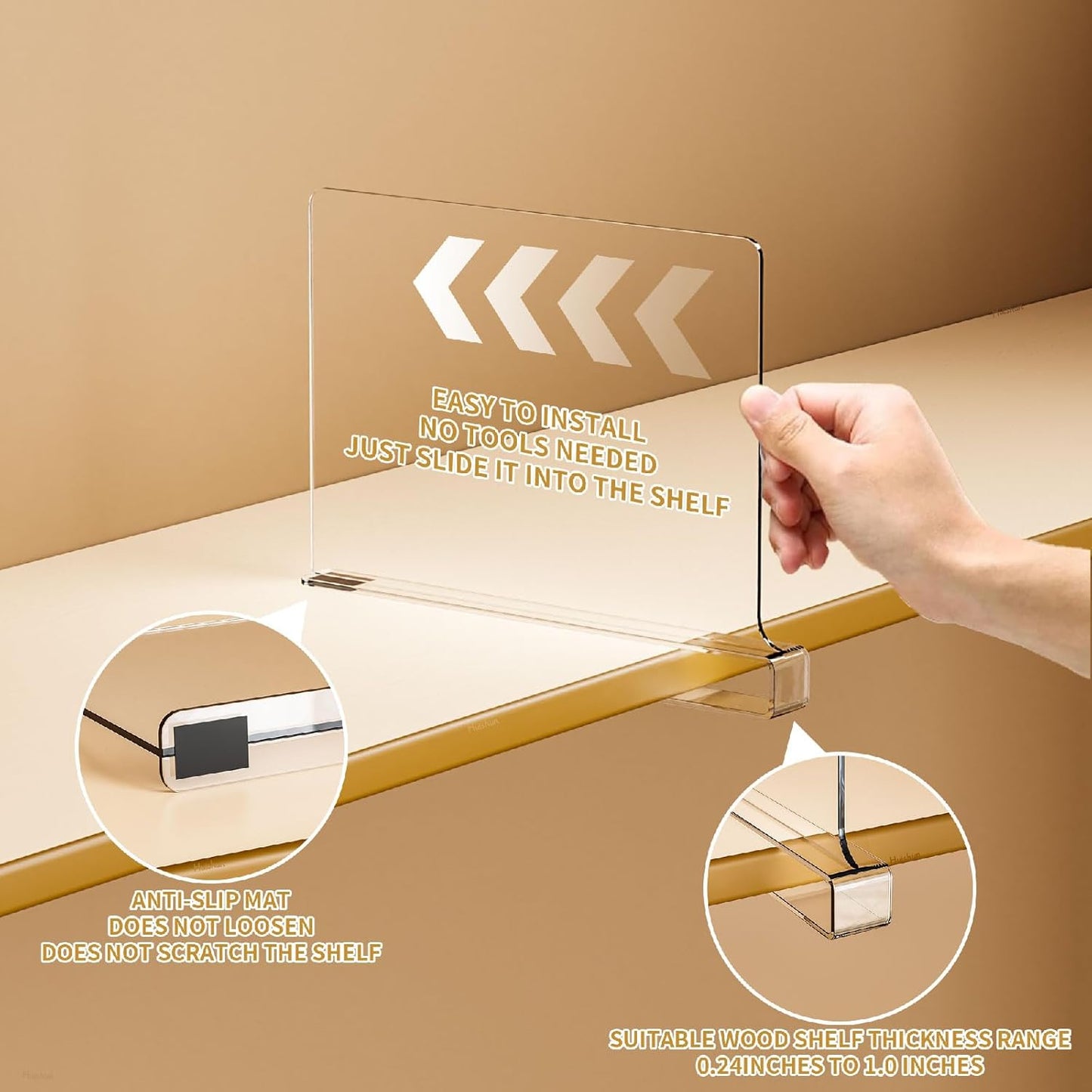 10-Pack Closet Organizers