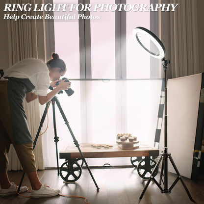 10.2" Ring Light Kit - Adjustable Tripod Stand