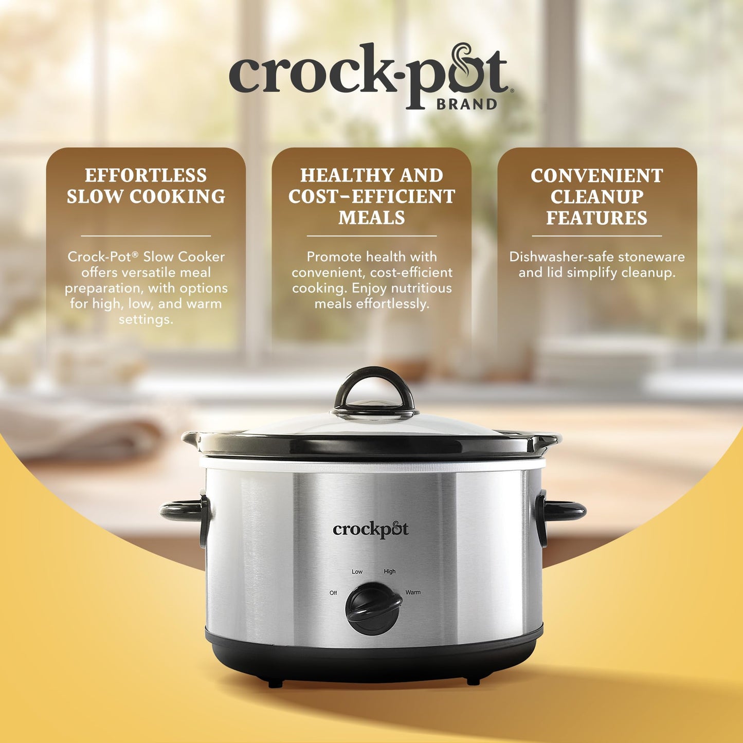 Crock-Pot 4.5 Quarts - Silver (Open Box)