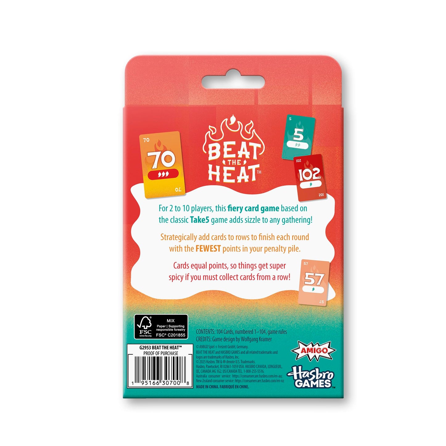 Beat The Heat Family Party Card Game