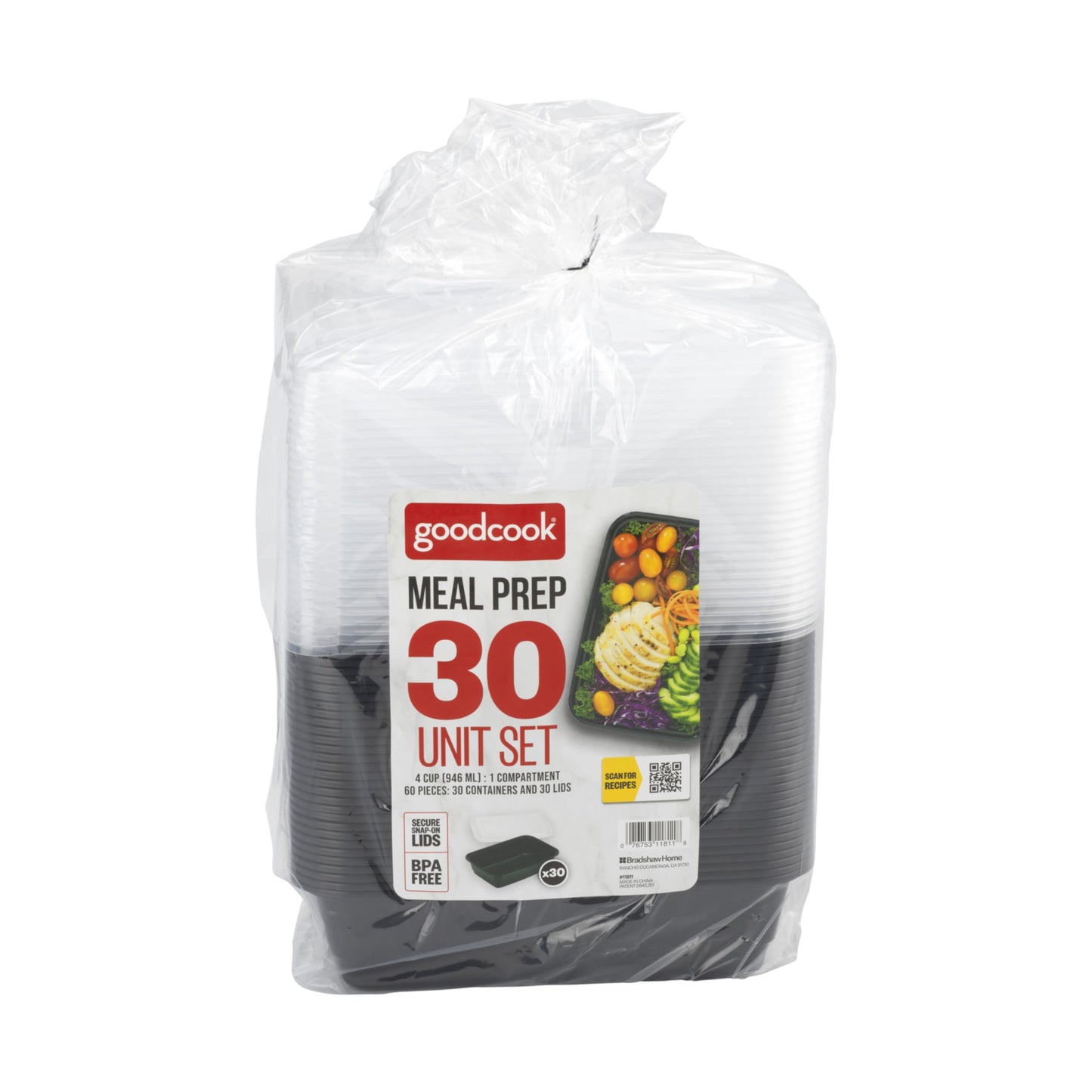 GoodCook Meal Prep Rectangle 30 units