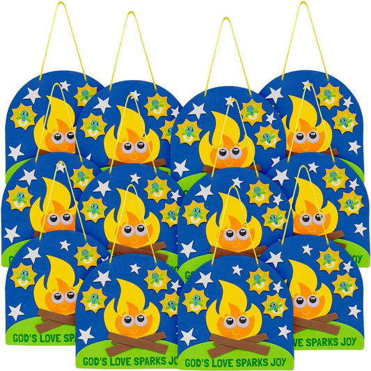 Fun Express Camp VBS Firefly Sign Craft Kit Makes 12