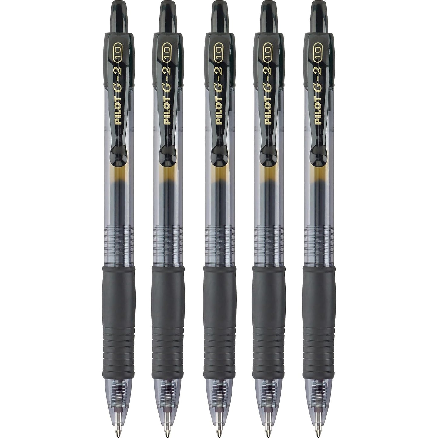 Pilot G2 Rolling Ball Gel Pens 5-Pack