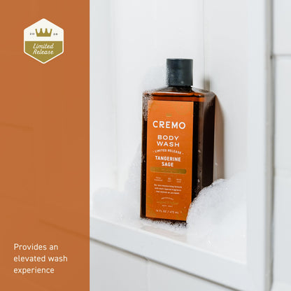 Cremo Body Wash for Men, Tangerine Sage, 16 Fl Oz