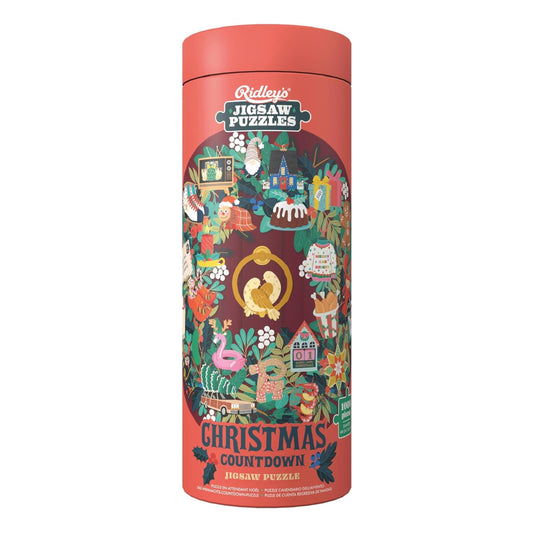 Ridley’s Games Christmas Countdown 1000‑Piece Circular Puzzle