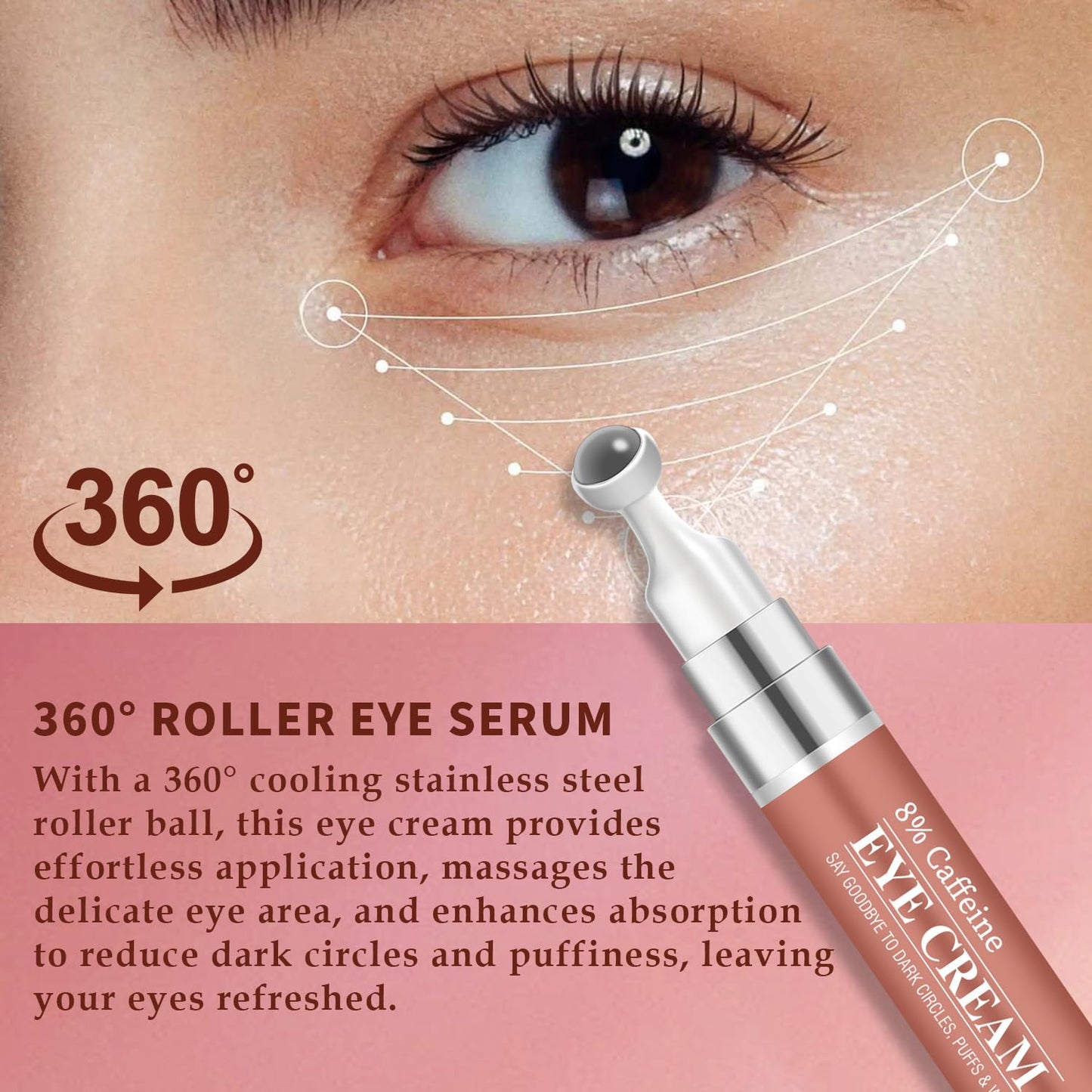 Caffeine Under Eye Cream Retinol Hyaluronic Acid