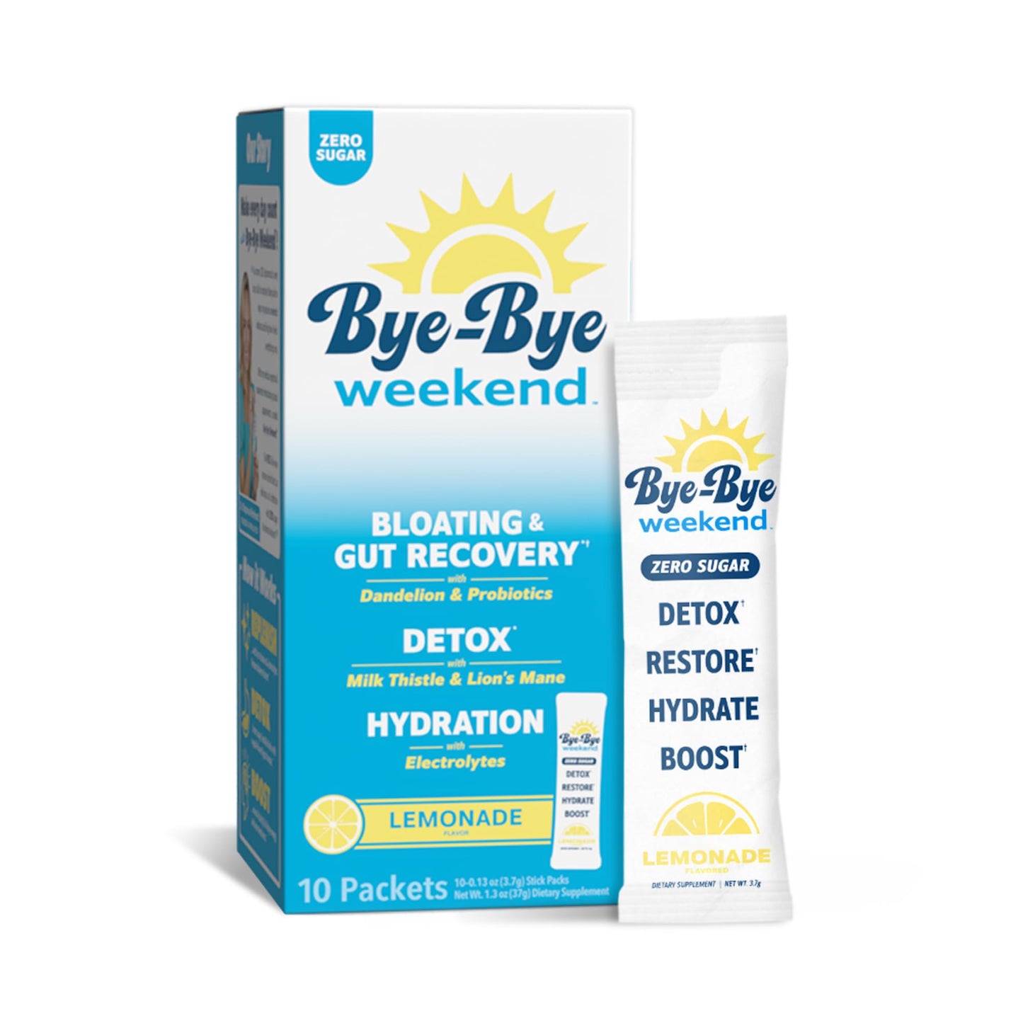 Bye-Bye Weekend Recovery Drink Mix - Lemonaid EXP 03/2027