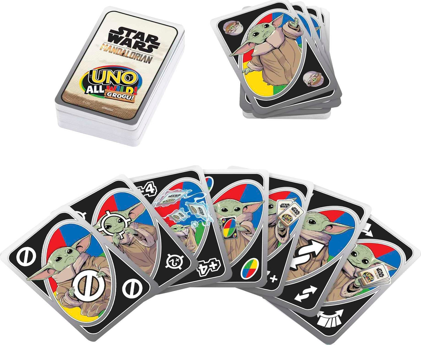 Mattel Games UNO The Mandalorian All Wild
