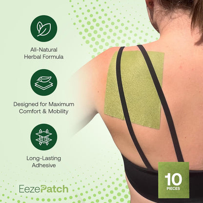 EezePatch MAX Herbal Full Body Relief Patches 10 ct