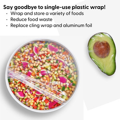 W&P Reusable Silicone Stretch Wrap 3 Count