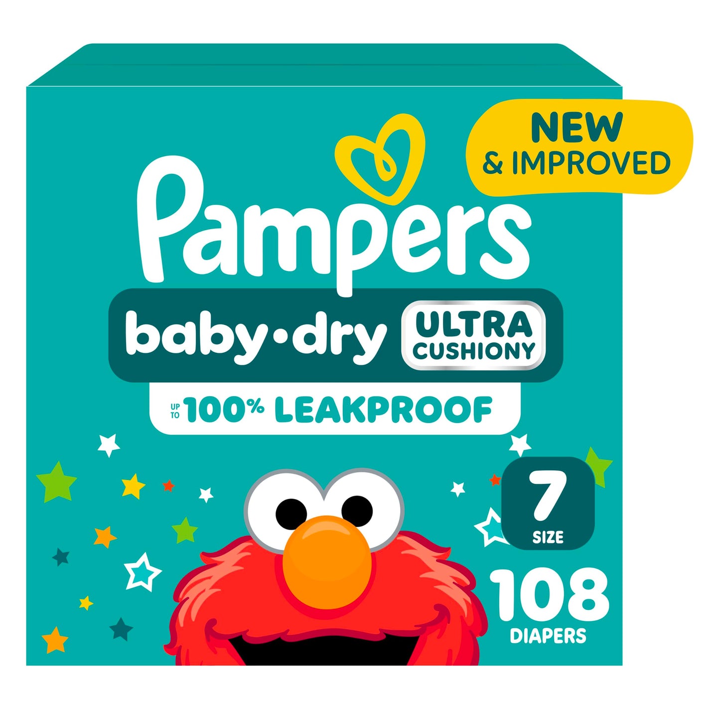 Pampers Diapers - Size 7, 108 Count