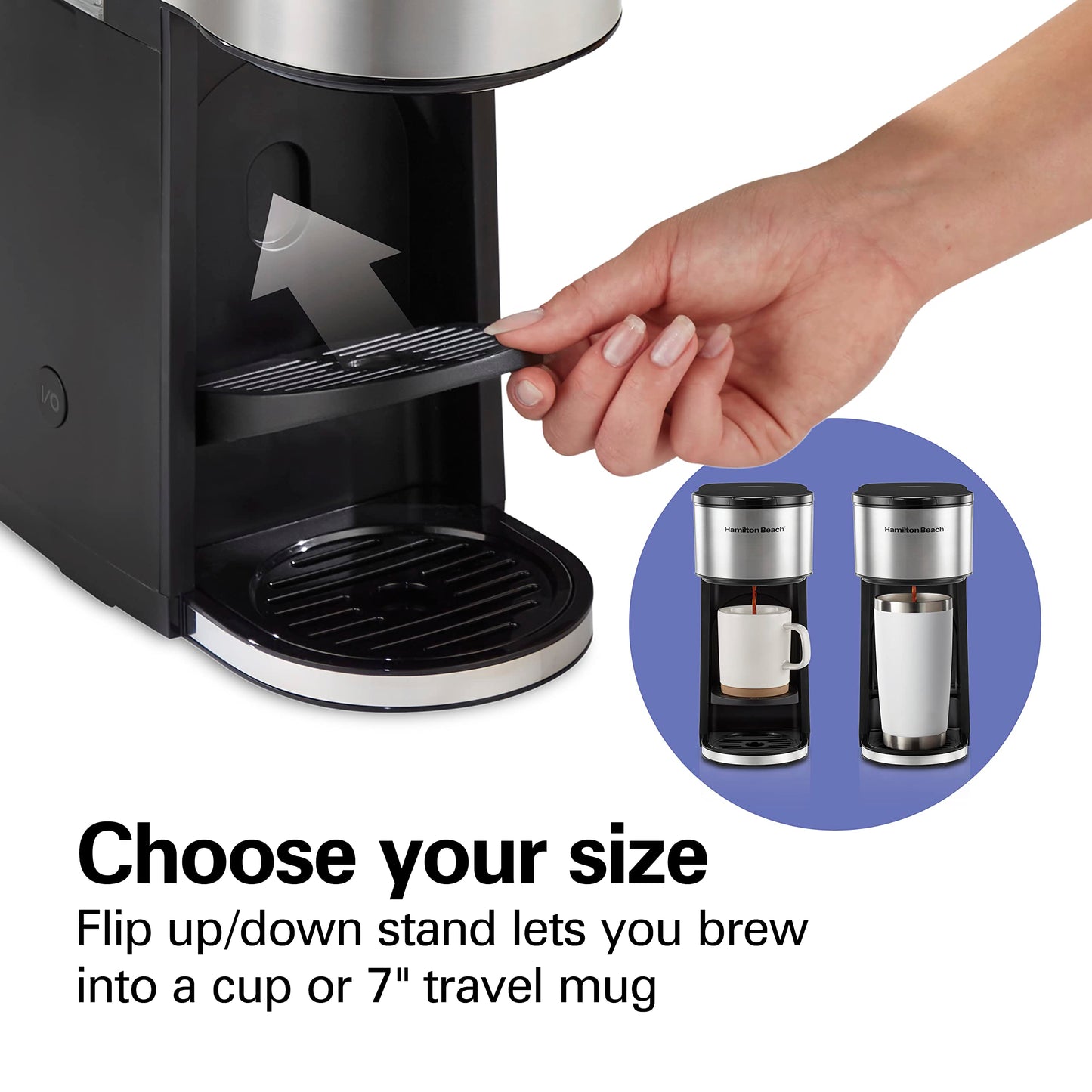 Hamilton Beach Home Barista 7-in-1 Small Coffee Maker  (Open Box)
