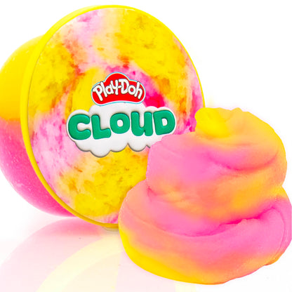 Play-Doh Scented Cloud Slime for Kids, Pink & Yellow Lemonade Scent, Popular Toys, Gifts and Party Favors