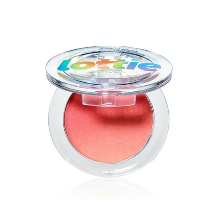 Lottie London Ombre Blush Red Hot, 100% Vegan Ombr  Powder Blush, Talc Free, 0.14 Oz