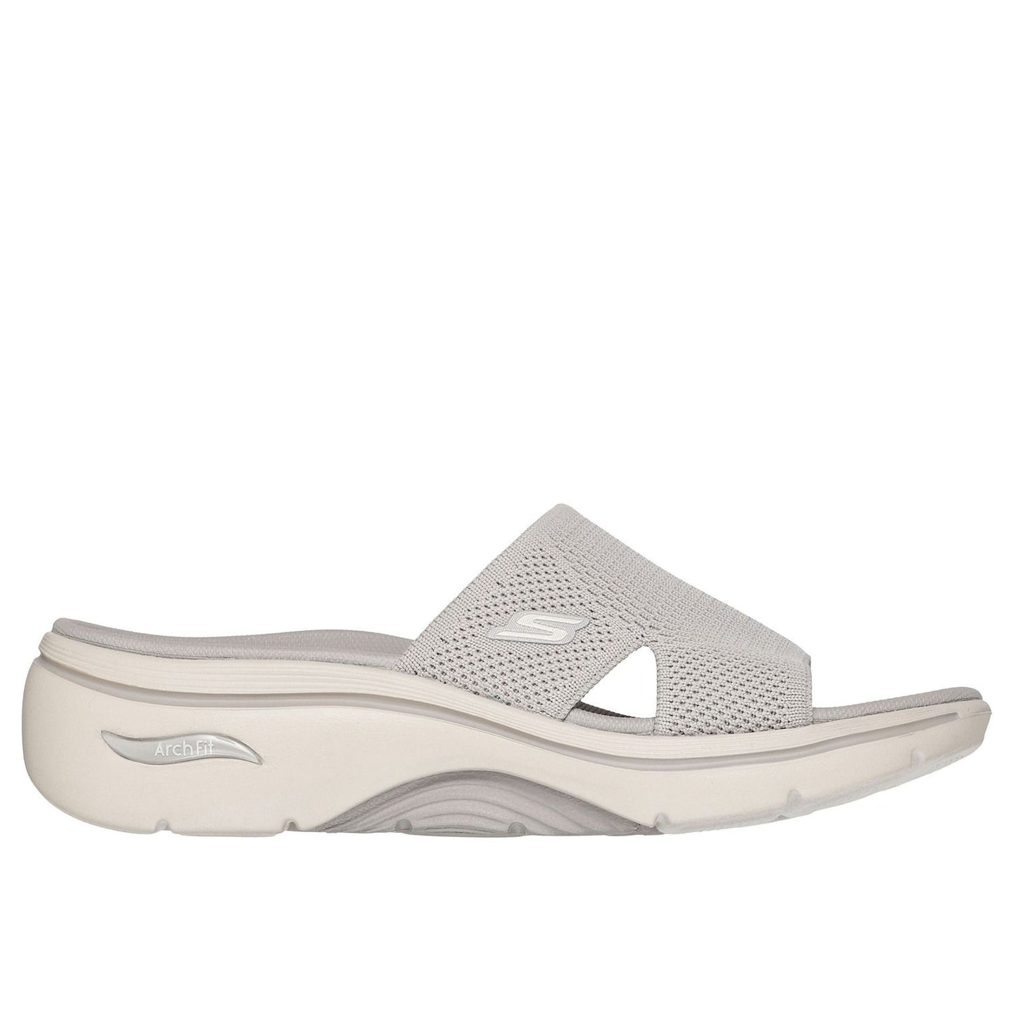 Women's 5 Skechers GO WALK  Arch Fit  2.0 Dakota Sandals Taupe