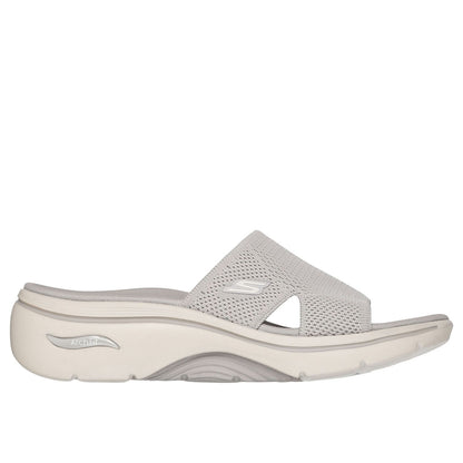 Women's 5 Skechers GO WALK  Arch Fit  2.0 Dakota Sandals Taupe