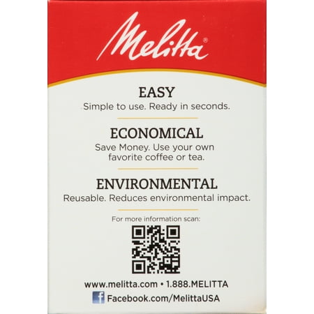 Melitta JavaJig K-Cups for Keurig K-Cup Brewers Reusable Coffee Filter System, Uses Melitta Paper Coffee Filters *Very Damaged Box* *Packaging May Vary*