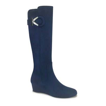 Women's 7.5 M Impo Georgia Memory Foam Stretch Wedge Boots