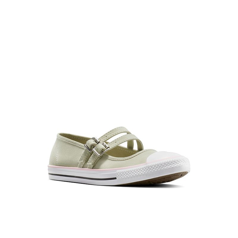 Women's 9 Converse Dainty Mary Jane Sneakers, Pale Surplus Light Green *Damaged Box*