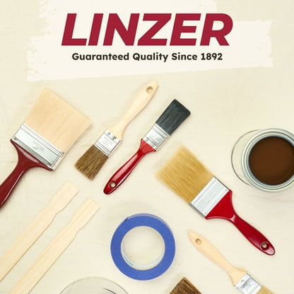 Linzer 2 Inch Polyurethane Finishes Flat Paint Brush; Ultra-Smooth Finish