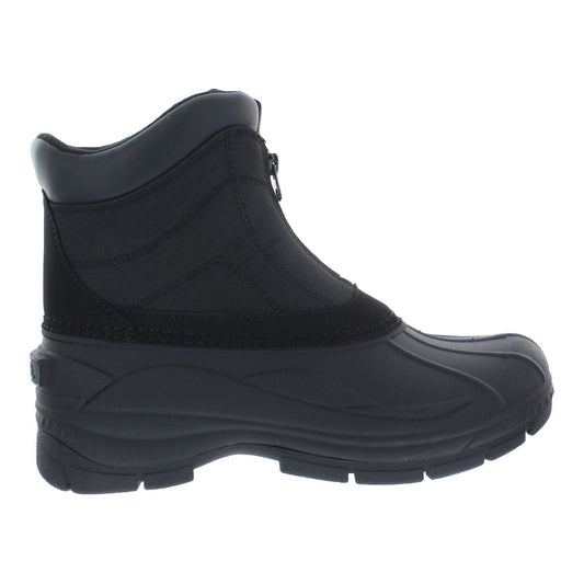 Men's 8 - Totes Jessie Waterproof Boots - Black *Minor Box Damage*