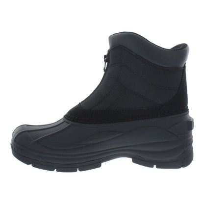 Men's 8 - Totes Jessie Waterproof Boots - Black *Minor Box Damage*