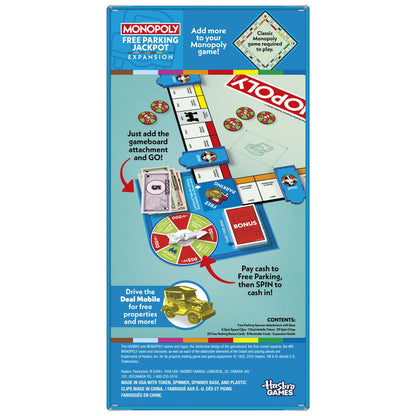 Monopoly  Free Parking Jackpot Game Expansion