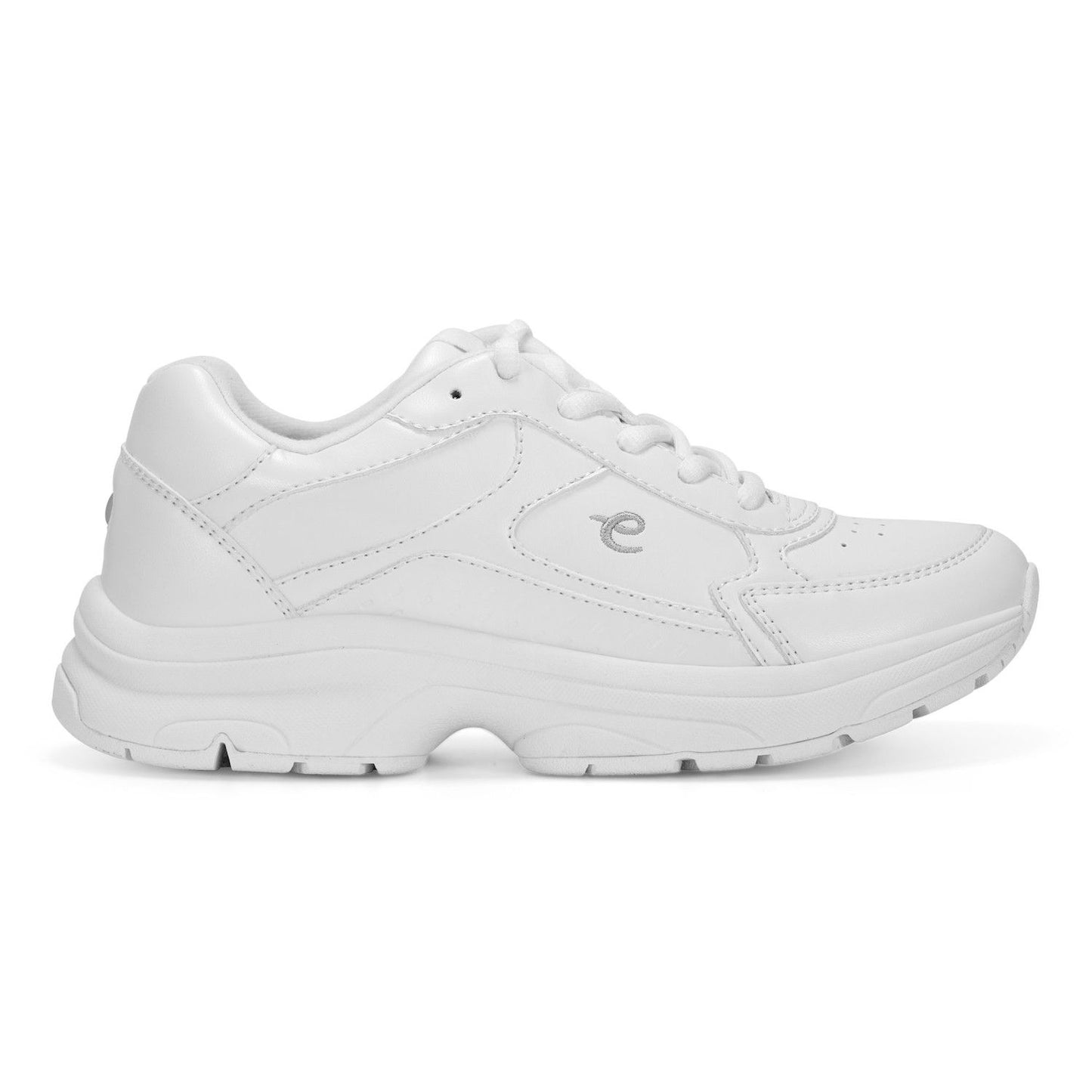 Women's 8M - Easy Spirit Khari Lace Up Sneakers, White