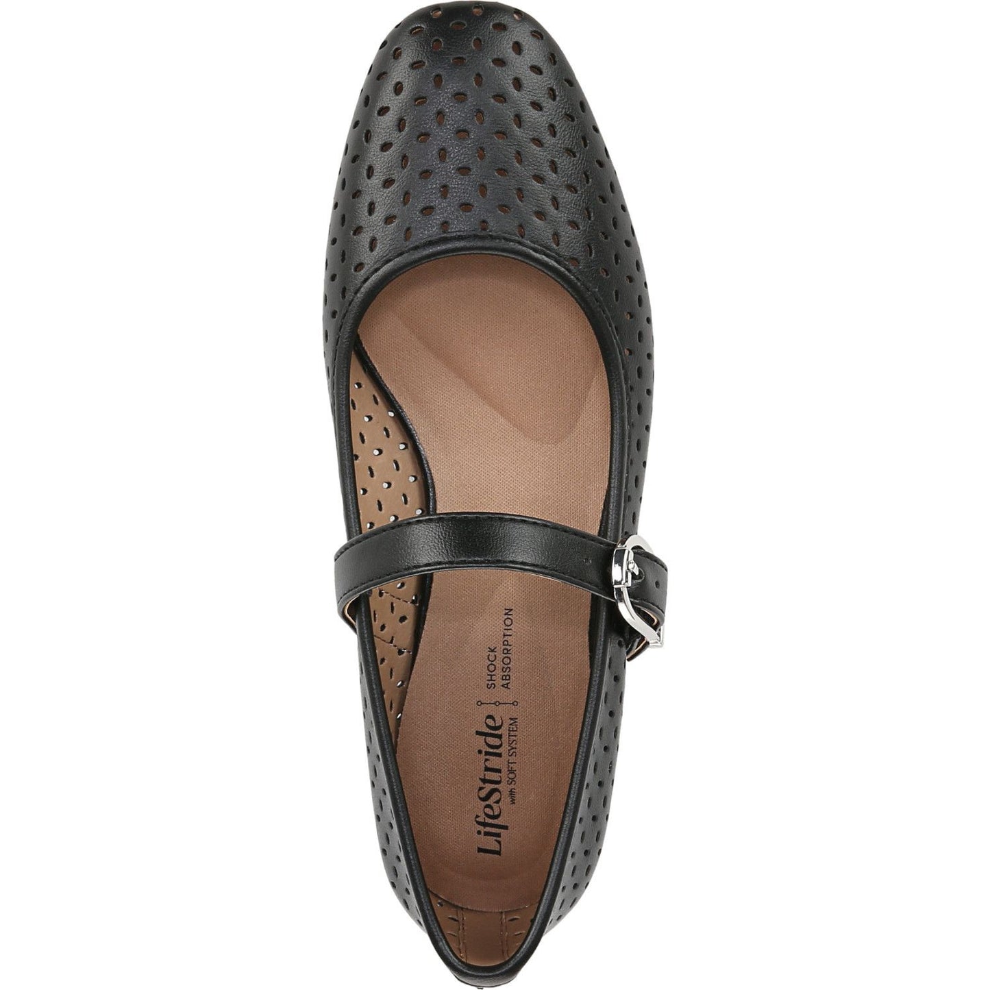 Women's 6.5 M LifeStride Cameomi3 Mary Jane Shoes - Black