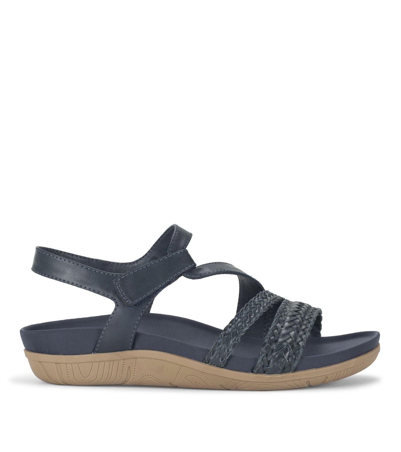 Women's 8 - Baretraps Jalen Sandals - Navy *Damaged Box Missing Lid*