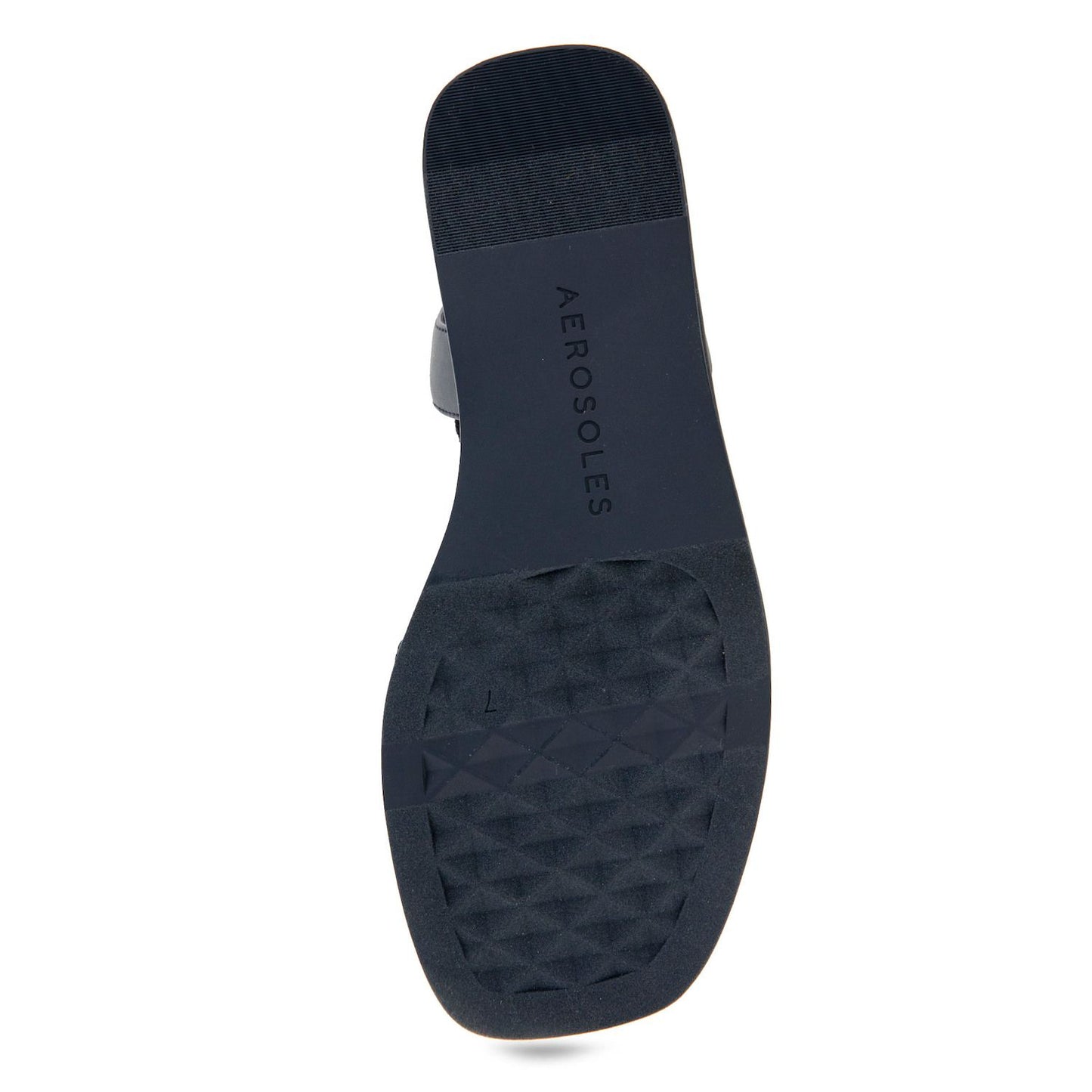 Women's 8M - Aerosoles Bora Elastic Slingback Sandals - Black *Damaged Box Missing Lid*