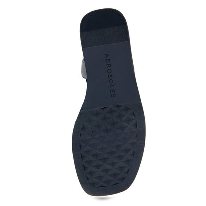 Women's 8M - Aerosoles Bora Elastic Slingback Sandals - Black *Damaged Box Missing Lid*