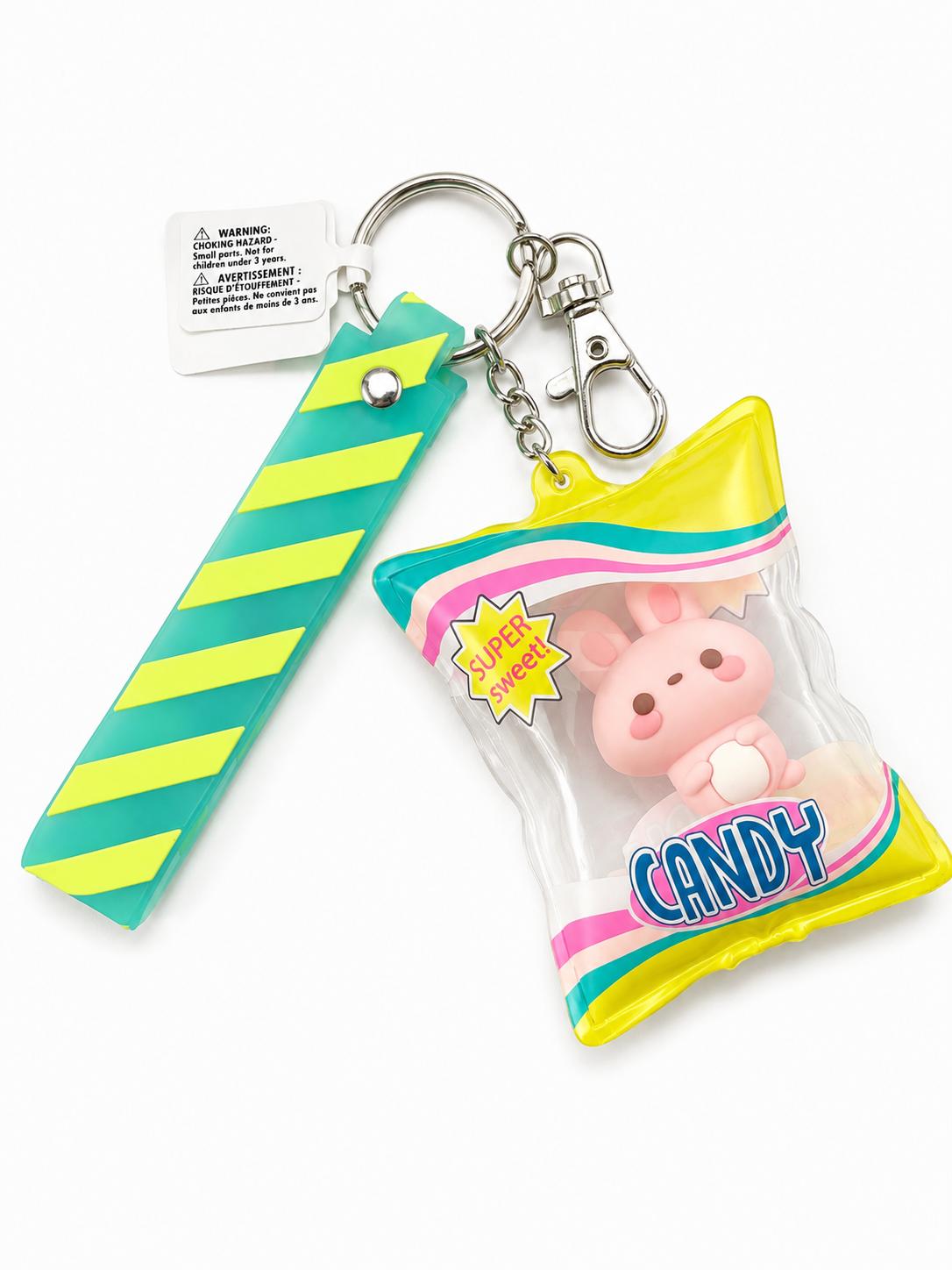 Claire's |Candy Bunny Keychain