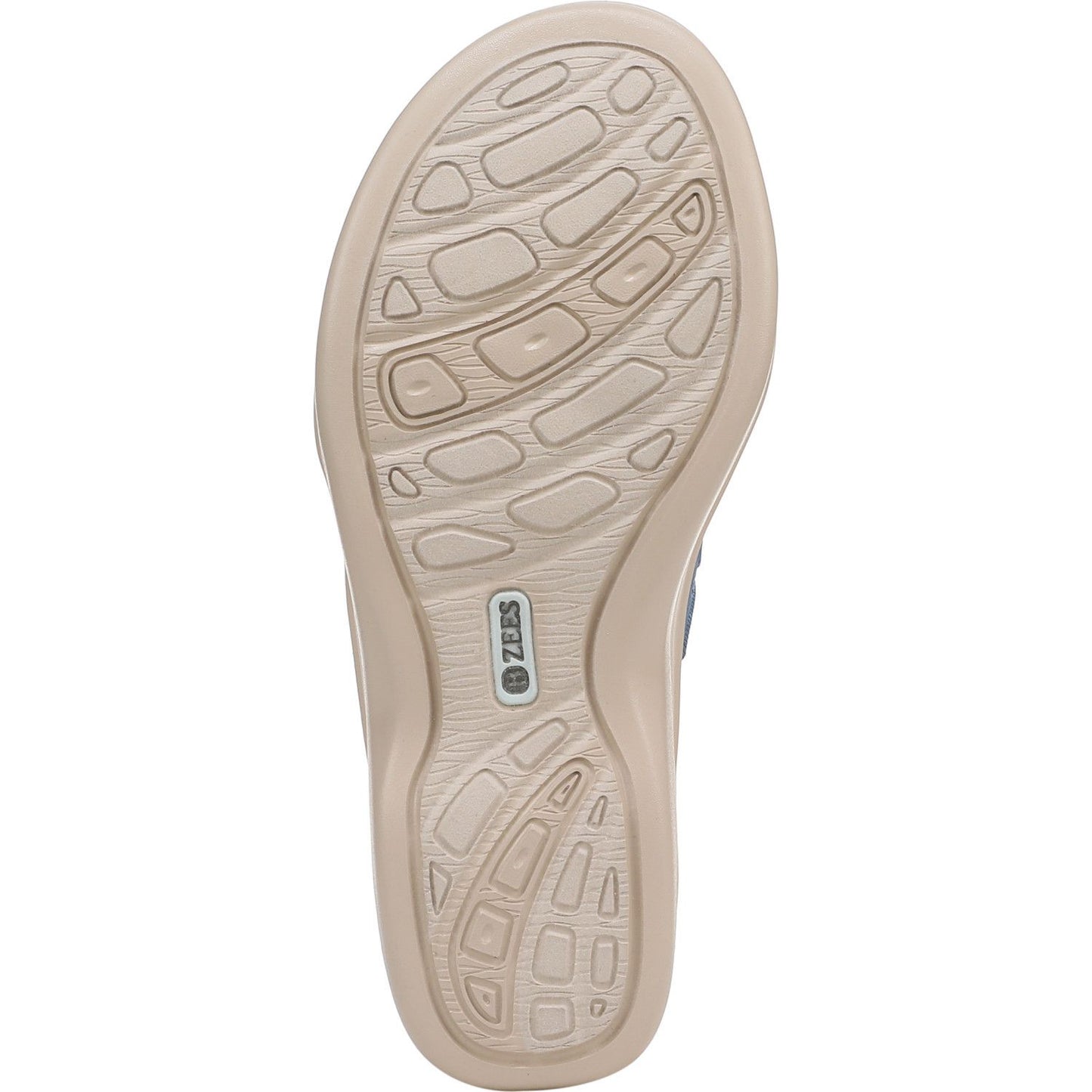 Women's 9W LifeStride Delight Slides Blue Shimmer