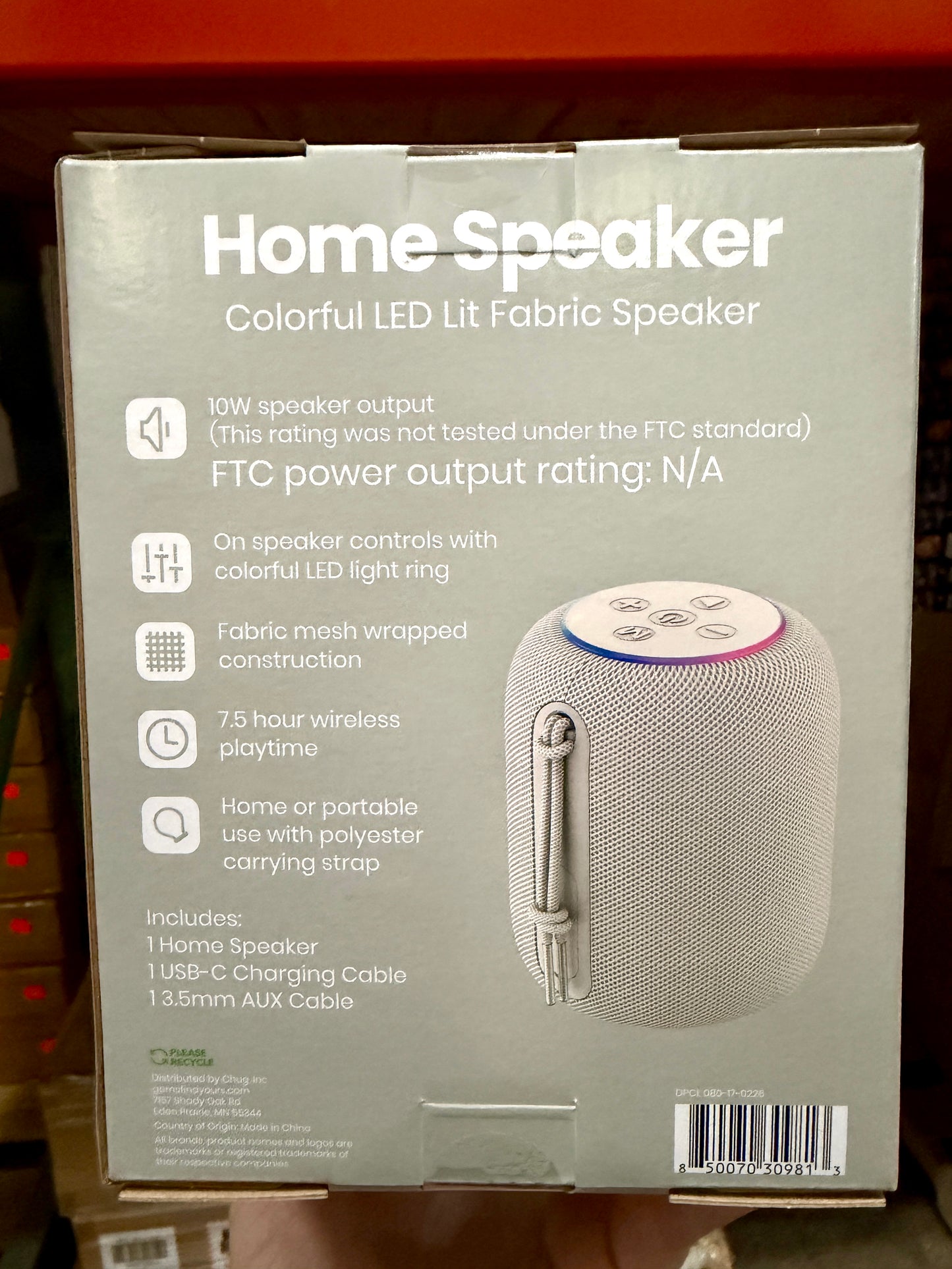 CASE OF 6 Home Speakers