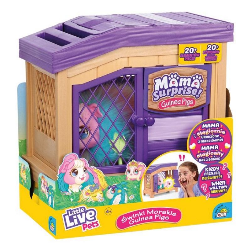 Little Live Pets Mama Surprise Guinea Pigs Rainbow Edition
