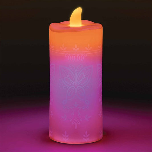 Paladone Disney Encanto Candle Light with Butterfly Remote | Magical Color Changing Light Decoration | Requires 5x AAA Batteries Not Included