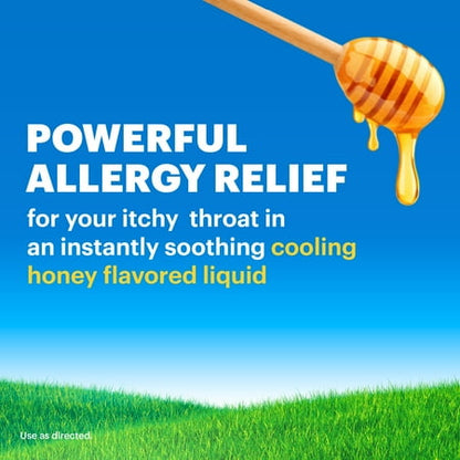 Claritin 24 Hour Non-Drowsy Loratadine Antihistamine Allergy Relief Medicine, Cooling Honey Syrup, 5 mg, 8 oz *Exp 2026/03*