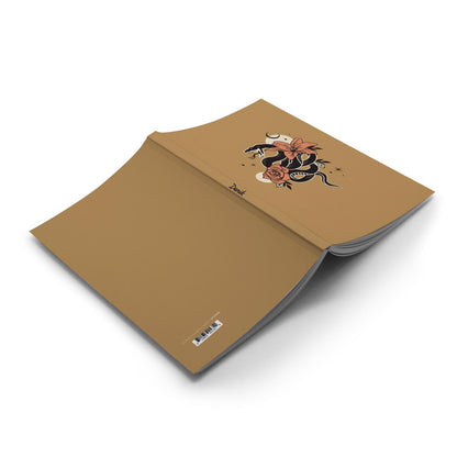 Denik 5 in. W X 8 in. L Sewn Bound Multicolored Serpent in the Flowers Notebook