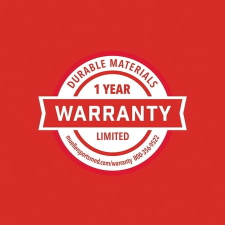 Mueller Hybrid W-Latex Knee & Leg Brace, Lightweight, Breathable, One Size *Open Box Product is New* *Damaged Box*