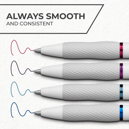 Sharpie S-Gel Retractable Gel Pens, Pack Of 4 Pens
