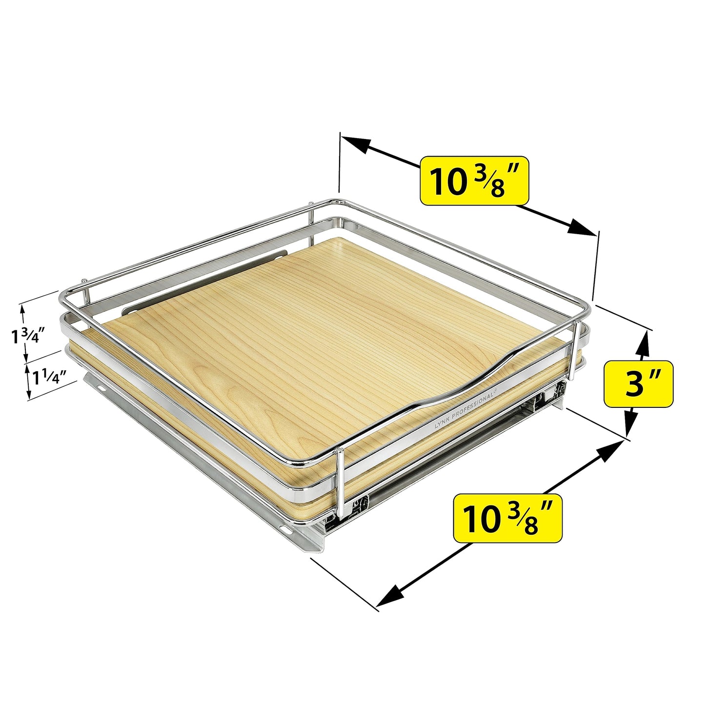 Elite Pull Out Spice Rack Organizer for Cabinet,10-1/4 in.