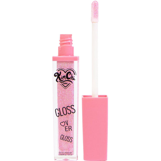 Kimchi Chic Beauty Gloss Over Lip Gloss, Pink Shimmer