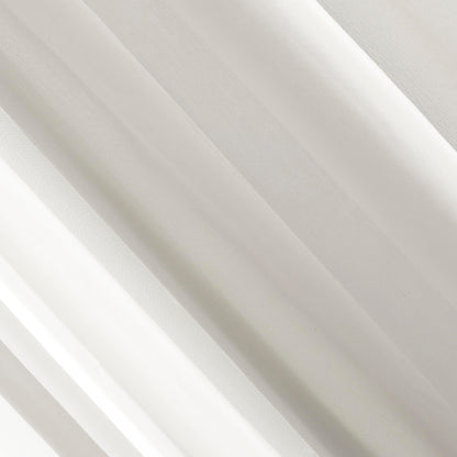 No. 918 Emily Sheer Voile Curtain Panel 59x84 Eggshell