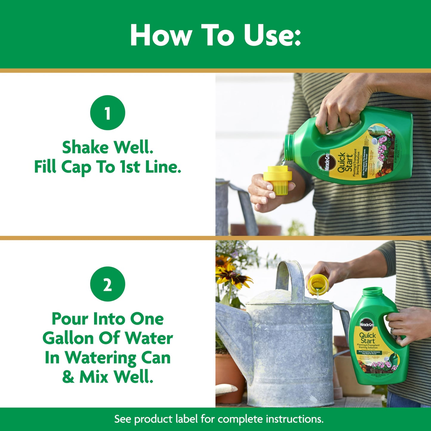 Miracle-Gro Quick Start Plant Solution 48 oz