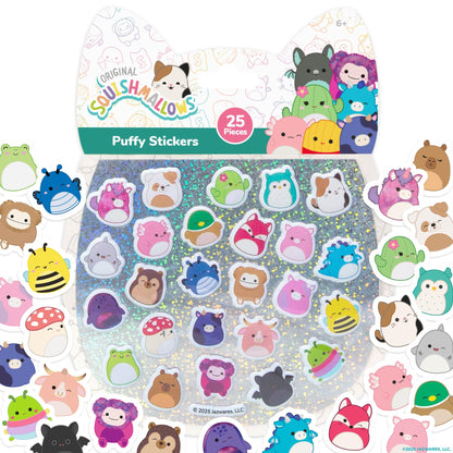 Horizon Group USA Puffy Sticker Playset for Kids, Squishy Squishmallows