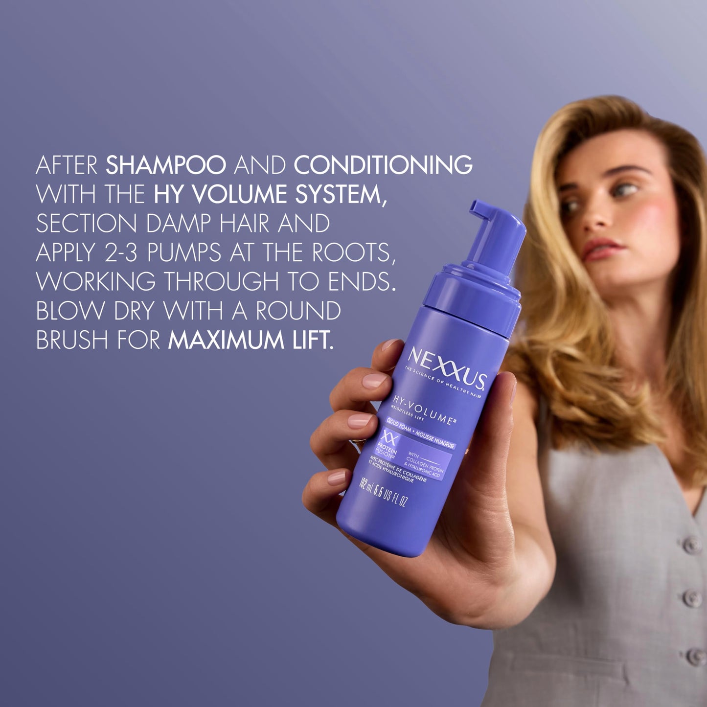 Nexxus Hy-Volume Hair Foam
