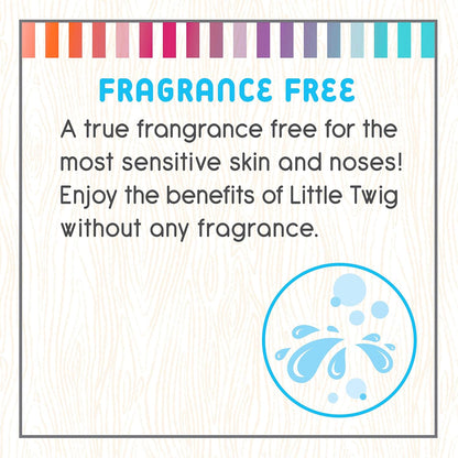 Little Twig Fragrance-Free Shampoo, Hair Shampoo with Natural Plant Derived Formula, Vegan, Gluten-Free, Perfect for Newborns, 17 fl. oz.